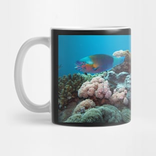 parrot fish Mug